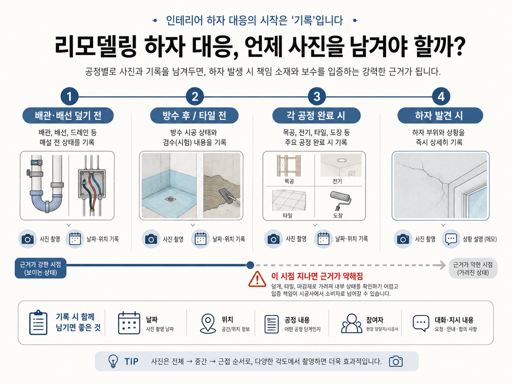 인테리어 하자 대응
