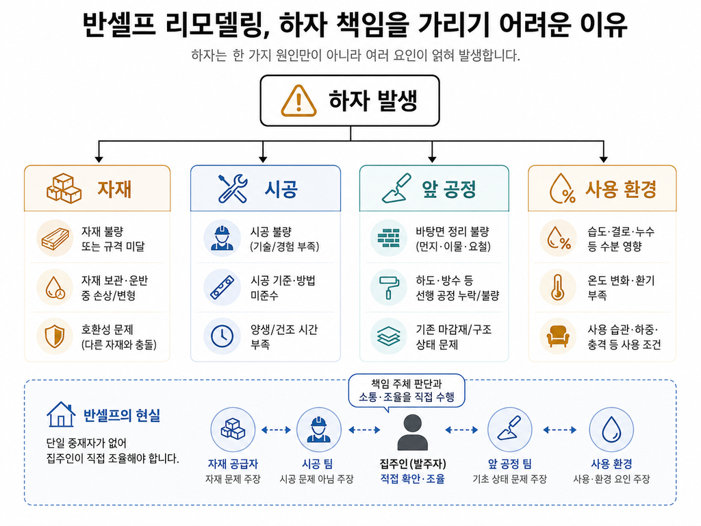 하자 책임을 가리기 어려운 이유