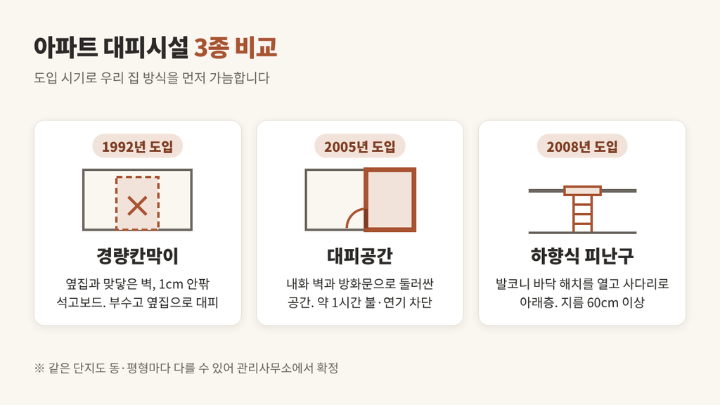 대피공간 인테리어