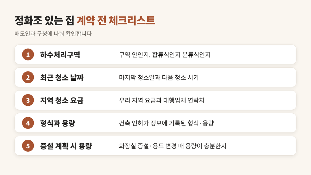 정화조 있는 집